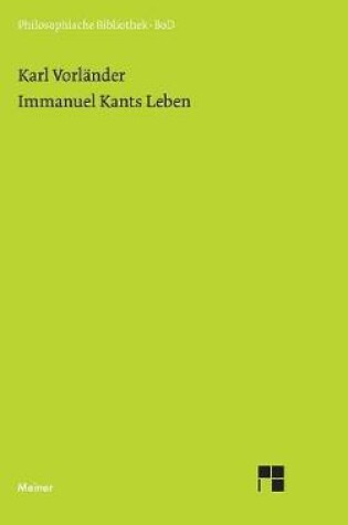 Cover of Immanuel Kants Leben