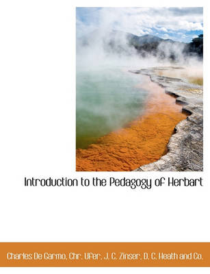 Book cover for Introduction to the Pedagogy of Herbart