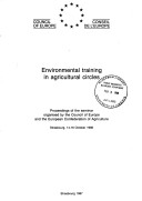 Book cover for Environmental training in agricultural circles