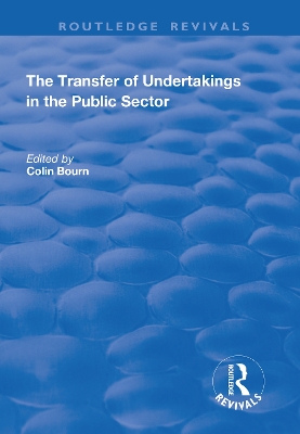 Book cover for The Transfer of Undertakings in the Public Sector