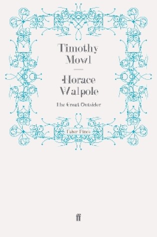 Cover of Horace Walpole