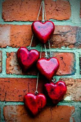 Book cover for Hearts on a Wall (Happy Valentines Day)