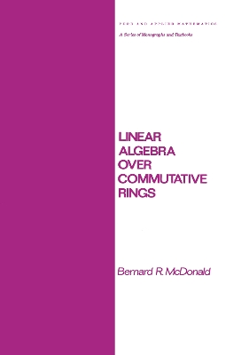 Cover of Linear Algebra over Commutative Rings