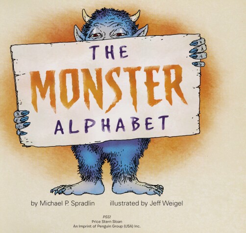 Book cover for The Monster Alphabet