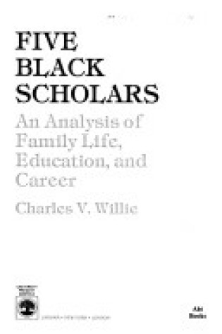 Cover of Five Black Scholars