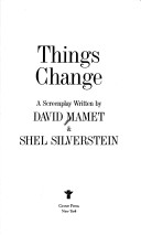 Book cover for Things Change