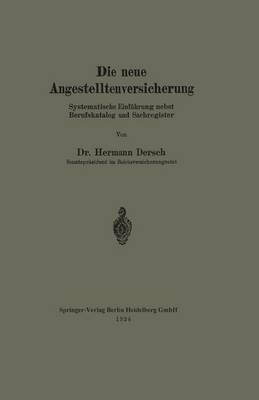 Book cover for Die Neue Angestelltenversicherung