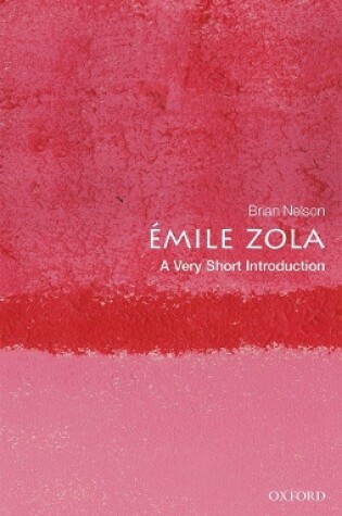 Cover of Émile Zola: A Very Short Introduction