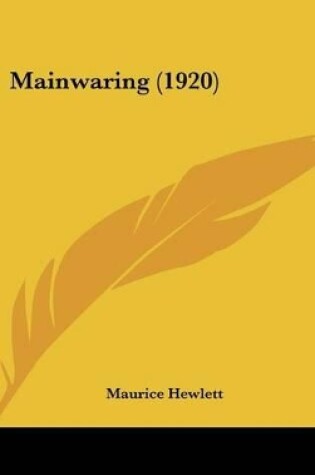Cover of Mainwaring (1920)