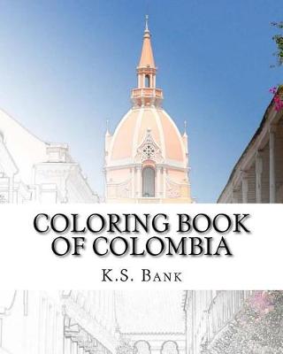 Book cover for Coloring Book of Colombia