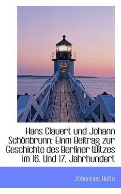 Book cover for Hans Clauert Und Johann Schonbrunn