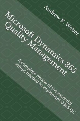 Cover of Microsoft Dynamics 365 Quality Management