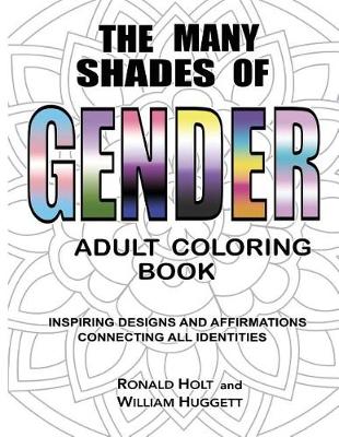 Book cover for The Many Shades of Gender Adult Coloring Book