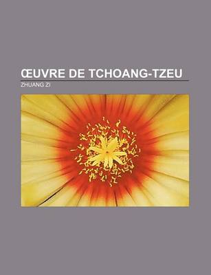 Book cover for Oeuvre de Tchoang-Tzeu