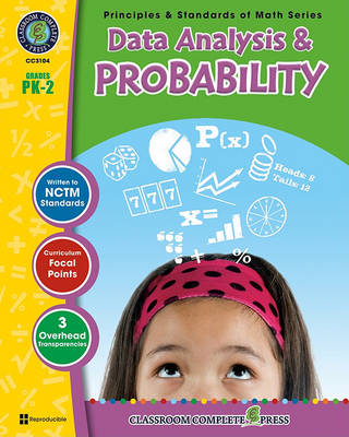 Book cover for Data Analysis & Probability, Grades PK-2