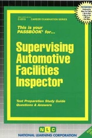 Cover of Supervising Automotive Facilities Inspector