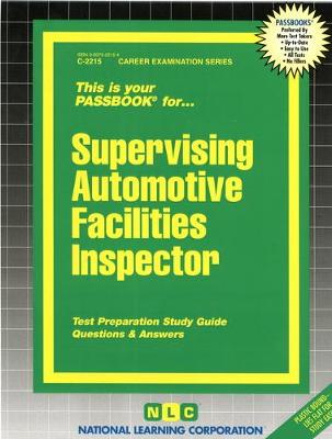 Book cover for Supervising Automotive Facilities Inspector