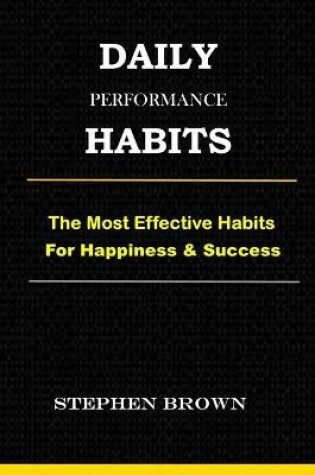 Cover of Daily Performance Habits