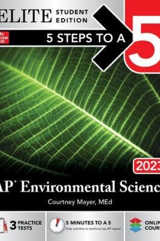 Cover of 5 Steps to a 5: AP Environmental Science 2024 Elite Student Edition