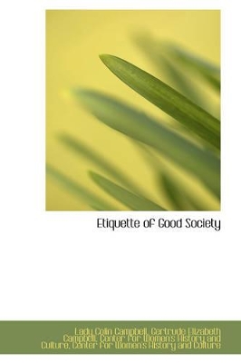 Book cover for Etiquette of Good Society