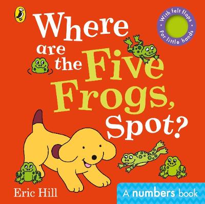 Book cover for Where are the Five Frogs, Spot?