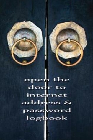 Cover of Vintage Chinese Door Internet Password Logbook