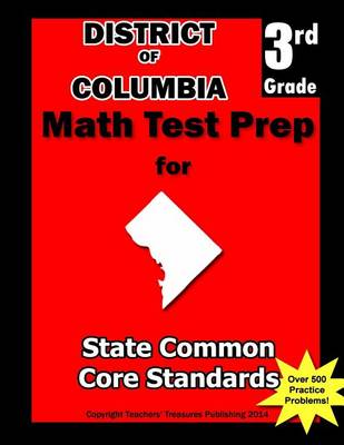 Book cover for District of Columbia 3rd Grade Math Test Prep