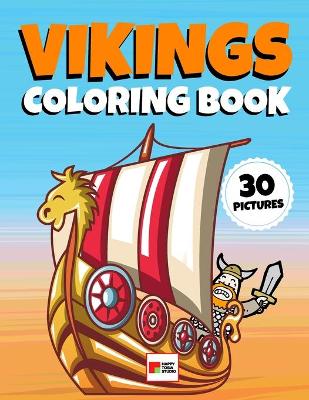 Book cover for Vikings Coloring Book