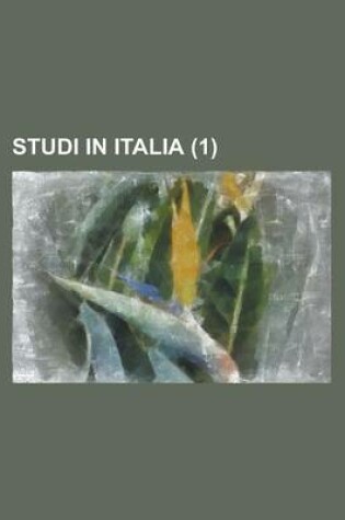 Cover of Studi in Italia (1)