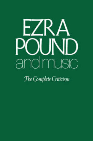 Cover of Ezra Pound and Music