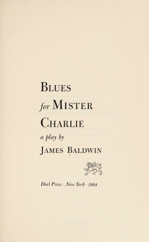 Book cover for Blues for Mister Charlie