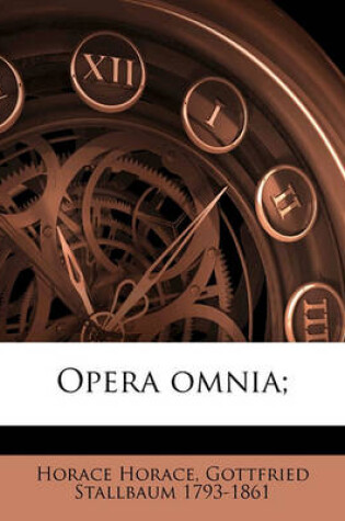 Cover of Opera Omnia; Volume 4