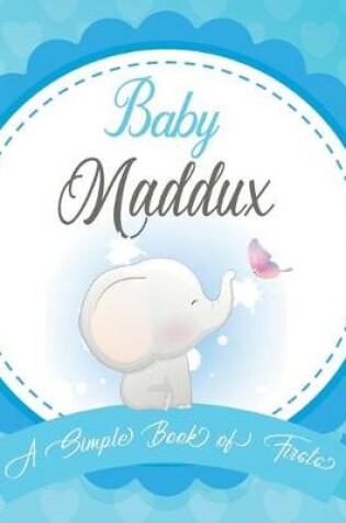 Cover of Baby Maddux A Simple Book of Firsts