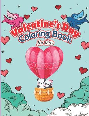 Book cover for Valentine's Day Coloring Book for Kids