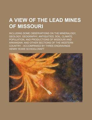 Book cover for A View of the Lead Mines of Missouri; Including Some Observations on the Mineralogy, Geology, Geography, Antiquities, Soil, Climate, Population, and Productions of Missouri and Arkansaw, and Other Sections of the Western Country. Accompanied by Three Engr