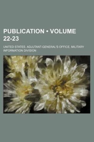 Cover of Publication (Volume 22-23)