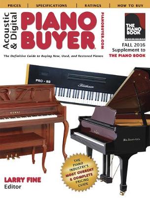 Book cover for Acoustic & Digital Piano Buyer Fall 2016