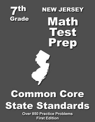 Book cover for New Jersey 7th Grade Math Test Prep