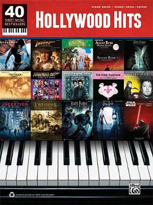 Cover of 40 Sheet Music Bestsellers -- Hollywood Hits