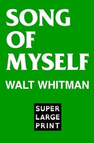 Cover of Song of Myself by Walt Whitman