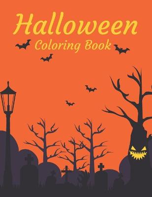 Book cover for Halloween Coloring Book