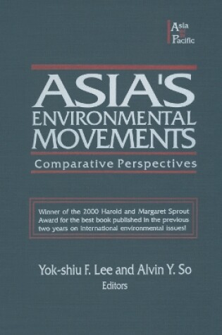 Cover of Asia's Environmental Movements in Comparative Perspective