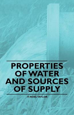 Book cover for Properties of Water and Sources of Supply