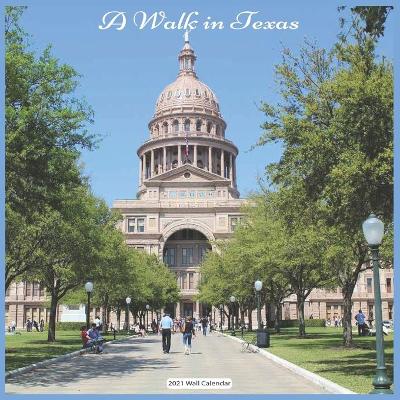 Book cover for A Walk in Texas 2021 Wall Calendar