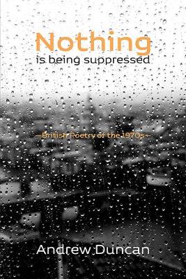 Book cover for Nothing is being suppressed