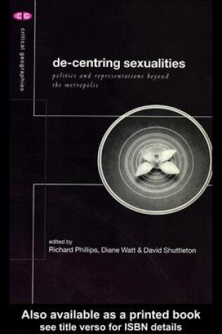 Cover of de-Centering Sexualities