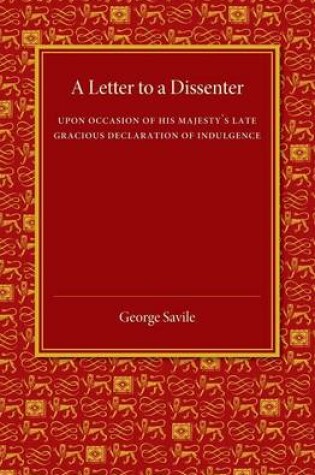 Cover of A Letter to a Dissenter