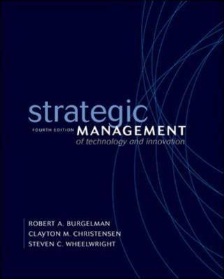 Book cover for Strategic Management of Technology and Innovation