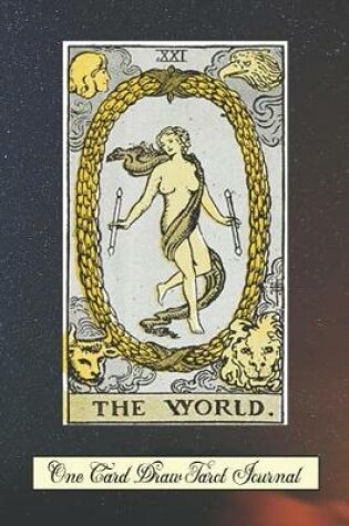 Cover of The World One Card Draw Tarot Journal