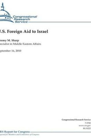 Cover of U.S. Foreign Aid to Israel